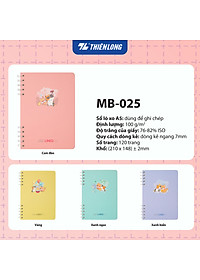 Sổ lò xo đường kẻ ngang 7mm A5 Thiên Long