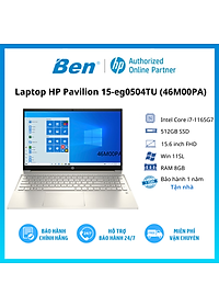 Laptop HP Pavilion 15-eg0504TU (46M00PA)  i7-1165G7 | 8GB RAM | 512GB SSD | 15.6 FHD | VÀNG | WIN 11 - Hàng chính hãng