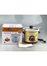 Nồi nấu chậm, nồi kho cá nấu cháo Fujika 1.5L/2.5L(chọn phân loại), công suất 140W-240W, màu ngẫu nhiên-hàng chính hãng