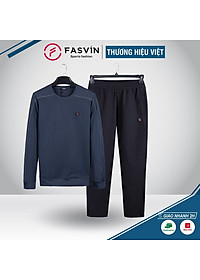 Bộ quần áo thể thao nam FASVIN CT22545.HN vải thể thao cao cấp hàng nhà máy chính hãng