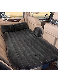 Đệm hơi ô tô, nêm hơi cho xe ô tô cao cấp, loại dày dặn, Tặng kèm bơm điện 2 gối và miếng vá dự phòng