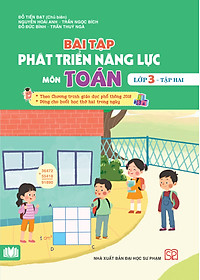 Combo 4 cuốn bài tập phát triển năng lực môn Toán, Tiếng Viêt lớp 3 (2 tập) - theo chương trình GDPT 2018 