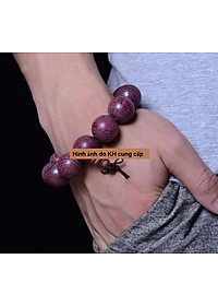 Combo Vòng đeo tay phong thủy, Gỗ Violet Tím Brazil, Mang lại may mắn, tài lộc, Kèm hộp đựng lót Nhung Gấm.
