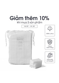 Bông Tẩy Trang Cotton Emart 222 Miếng Chất Bông Mềm Mại Cho Làn Da Không Xù Lông Tiện Dụng Tiết Kiệm – Hàng Chính Hãng Emart VN