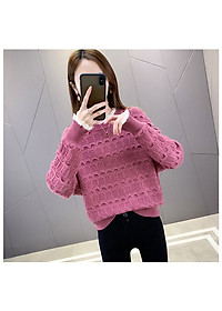 Áo len nữ Haint Boutique thiết kế dài tay phối ren nữ tính al27