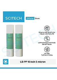 Combo 2 lõi lọc nước số 1 PP 10 inch 5 micron dùng trong máy lọc nước Nano/UF/RO, bộ lọc thô - Hàng chính hãng