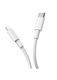 Cáp sạc nhanh PD20W chân Type-C sang iphone, ipad dây dù chống đứt truyền dữ liệu nhanh cho iPhone dài 1M OLAPLE - Hàng chính hãng