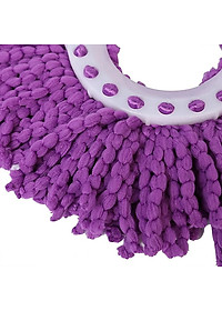 Bông Lau Nhà 360 Độ Sợi Microfiber Thấm Hút Nhanh, Màu Ngẫu Nhiên - Hàng chính hãng 