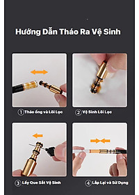 Bộ Tẩu Lọc Thuốc Đa Năng 5 in 1 Giá Rẻ Dùng Cho Tất Cả Các Size Nhỏ - Trung Bình - Thông Thường