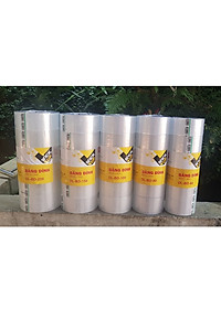 [Lốc 6 Cuộn] Băng Keo Trong , Băng Dính Dán Thùng Đóng Hàng Deli - 60/80/100/150/200 Yards - Dày Dai Chống Nước Khó Đứt 