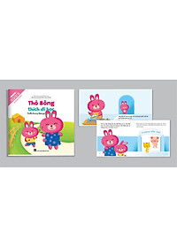 Full Combo (bộ 5 cuốn) Ehon Kỹ Năng Sống Thỏ Bông - Âm Thanh - Nhận Biết (Tặng Vòng Dâu Tằm May Mắn Cho Bé)