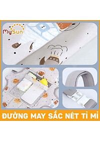 Điệu địu vải cho em bé sơ sinh 4 tư thế có đỡ cổ đa năng an toàn 1 2 3 4 5 6 12 tháng tuổi MySun