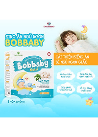 Siro ăn ngủ ngon cho bé BobBaby Dân Khang cải thiện chứng biếng ăn giúp bé ăn ngon ngủ sâu giấc hộp 20 ống x 10ml