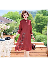 ️Có Big Size️ Đầm Trung Niên Sang Trọng Cho Mẹ Dự Tiệc , Váy Trung Niên Làm Quà Tặng Mẹ Ý Nghĩa