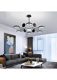 Đèn thả HAIRI phong cách hiện đại với 3 chế độ ánh sáng - kèm điều khiển từ xa.