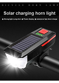 Năng Lượng Mặt Trời Đa Năng Đèn Xe Đạp Có Thể Sạc Qua USB Đèn Pha Xe Đạp Đèn Led Chống Nước Đèn Xe Đạp 3 Chế Độ LED Mountain Đèn Trước Xe Đạp Với 5 Chế Độ 120dB Còi Xe Đạp - Hàng Chính Hãng dododios