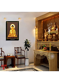 Tranh treo tường trang trí nhà cửa mẫu phật thích ca mâu ni, quan thế âm bồ tát, Tranh Phật Giáo Adida Phật 2235