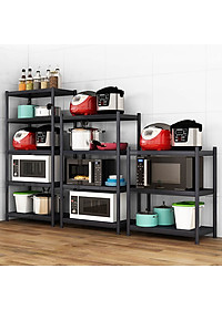 Kệ để lò vi sóng đa năng Inox 304 cao cấp Vando chính hãng kệ để đồ lò nướng chắc chắn, sơn tĩnh điện chống bong tróc, kệ nhà bếp siêu chịu lực 300kg