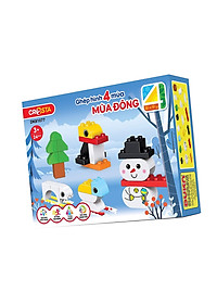 Đồ chơi Ghép Hình Duka 4 Mùa - Mùa Đông 24 Chi Tiết DK81077