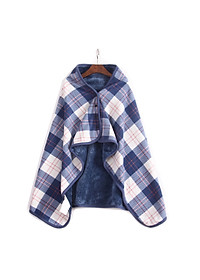 Chăn ấm văn phòng, chăn khóa lười khăn choàng; Chăn khăn choàng chăn gối văn phòng nghỉ trưa hấp thụ nhiệt