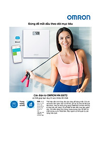 Cân Điện Tử Chỉ Số BMI OMRON HN-300T2 - Kết Nối Điện Thoại - Thương Hiệu Nhật Bản