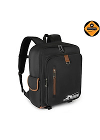 Balo Laptop Thời Trang Cao Cấp Xbags XB3101 Màu Đen, Thiết Kế Dạng Hộp Lớn Nhiều Ngăn, Chống Nước Chống Sốc, Cá Tính, Phù Hợp Đi Làm Đi Học!