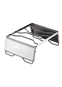 Đồ cắm trại kệ chắn gió bếp campingmoon campoutvn gọn nhẹ MS-1018 du lịch dã ngoại chắc chắn kiêm đỡ nồi chảo A084