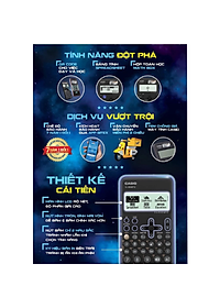 Máy Tính Casio FX 880 BTG - Màu Đen