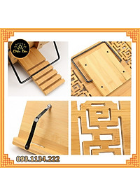 Kệ đọc kinh giá đỡ sách bằng tre size 29x39cm