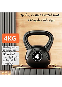 Tạ Ấm 4kg , Tạ Bình Vôi Bê Tông Bọc Nhựa PE Cao Cấp Luyện Tập Thể Dục Thể Hình Tại Nhà Với Tạ Bình Vôi Để Có Vóc Dáng Như Ý