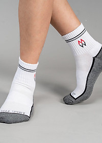 Combo 5 Đôi Tất Vớ Thể Thao, Vớ Đá Banh, Vớ Chạy Bộ Cổ Dài, Sợi Cotton Cao Cấp Chống Hôi Chân, Chống Phồng Rộp Chân, Chống Trượt Co Giãn 4 Chiều Mrm Manlywear - MM