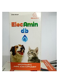 1 LỌ ELECAMIN DB (MẪU MỚI) TĂNG C.ƯỜNG CÁC VITAMIN THIẾT YẾU CHO CHIM,VẸT,YẾN PHỤNG,CHÓ,MÈO,DÊ,HEO