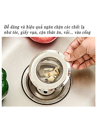 Lưới Lọc Rác, Lưới Inox Lọc Rác Bồn Rửa Chống Tắc Nghẽn Không Gỉ - Hàng Chính Hãng MINIIN Loại 1
