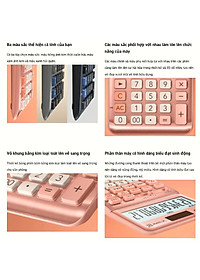 Máy Tính CASIO DF-120FM Cỡ Trung Bề Mặt Kim Loại Số To