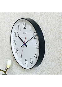 Đồng hồ treo tường Nhật Bản Rhythm CMG602NR02 – Kt 36.0 x 4.2cm, Vỏ nhựa, Dùng Pin.