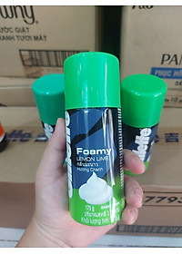 Bọt cạo râu Gillette Foamy Methol  175g hương chanh và hương bạc hà