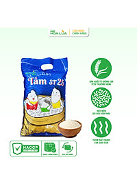 Gạo Tấm ST25 Hoa Lúa túi 2kg - Dẻo mềm, thơm ngon