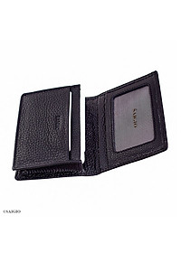 Bóp Đựng Thẻ ATM Nhỏ Gọn SUPPLE, Da Bò SMALL PEBBLE Mềm Mại - Bền Bỉ, Chống Xước - Chống Nhăn Tốt, Thiết Kế Hiện Đại, Ngăn Súp Lê Rộng, Đựng Được Nhiều Thẻ Ngân Hàng, Card Danh Thiếp, Căn Cước Công Dân, Dáng Đứng - Gập 2 – Hàng Chính Hãng SAIGIO