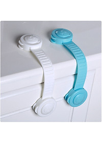 Combo 4 Dây Khóa tủ lạnh, chốt an toàn tủ lạnh, ngăn kéo, tủ đồ. Khóa cửa tủ an toàn cho bé. Chất liệu nhựa cao cấp