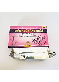 Giấc Ngủ Vàng HD giúp an thần, ngủ ngon, tăng tuần hoàn máu não - Hộp 30 viên