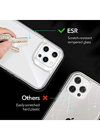 Ốp Lưng Cho iPhone 12 Mini / 12 & 12 Pro / 12 Pro Max ESR Echo Tempered Glass Hard Case (Mặt Lưng Kính Cường Lực) - Hàng Nhập Khẩu