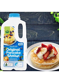 Bánh Đô Rê Mon Với Bột Pha Sẵn Woolworths Original Pancake Shaker 350g Xuất Xứ Úc – Tiện Lợi, Dễ Sử Dụng, Tiết Kiệm Thời Gian Cho Bánh Thơm Ngon,…