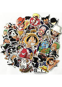 Decal dán tường trang trí các nhân vật hoạt hình sticker trong One Piece (Đảo Hải Tặc) - Hàng Chính Hãng