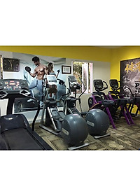 Tranh dán tường phòng gym kim sa có sẵn keo GY10