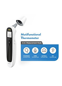 Nhiệt kế điện tử hồng ngoại không tiếp xúc, đo trán và tai 4 in 1 Jumper JPD-FR302  (FDA Hoa Kỳ + xuất USA)