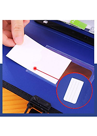 Cặp Đựng Tài Liệu Văn Phòng Phẩm NASI TL1003 nhiều ngăn khổ A4 13 ngăn phân trang tiện lợi tập file đựng lưu trữ hồ sơ văn phòng học sinh sinh viên túi đựng tài liệu nhựa PP cao cấp