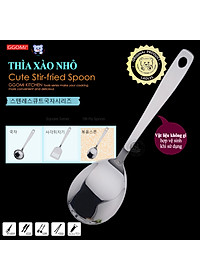 [HÀNG CHÍNH HÃNG] Thìa xào nhỏ inox dài 26 cm, rộng 7 cm bằng thép không gỉ an toàn sức khỏe GGOMi Hàn Quốc GG467