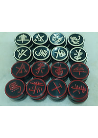 Quân cờ tướng sừng trâu đen -tiện gù 3,7cm