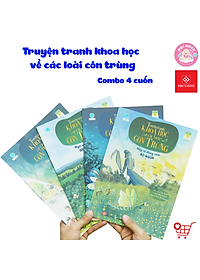 Sách - Truyện Tranh Khoa Học Về Các Loài Côn Trùng - Đom Đóm, Bọ Ngựa, Ve Sầu Và Sâu Bắp Cải - Đinh Tị Books