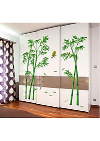 [Size lớn] Decal dán tường bụi tre 0779c